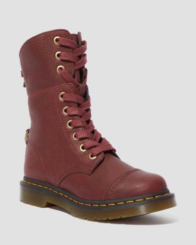 Botas Altas Dr Martens Aimilita Cuero Para Mujer DR5098E